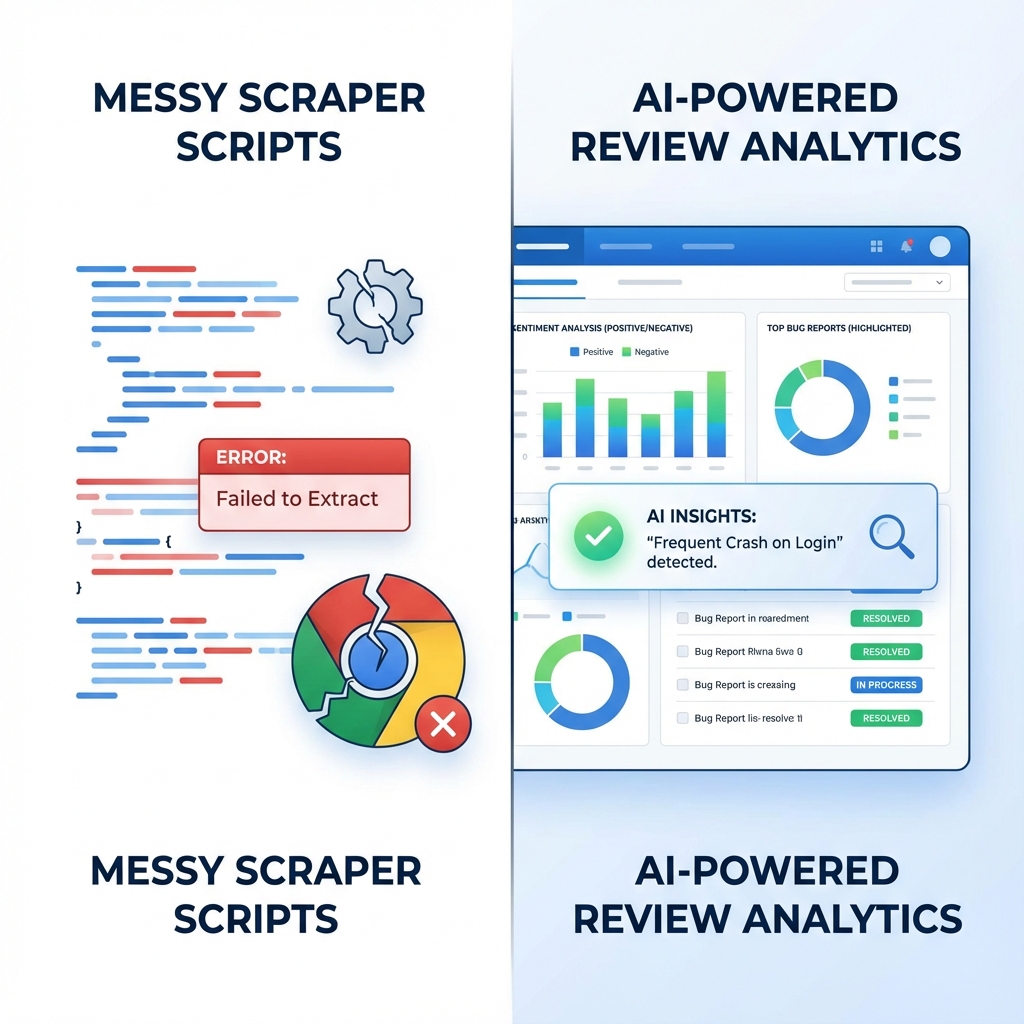 Why You Don't Need a Chrome Extension Reviews Scraper (And What to Use Instead)